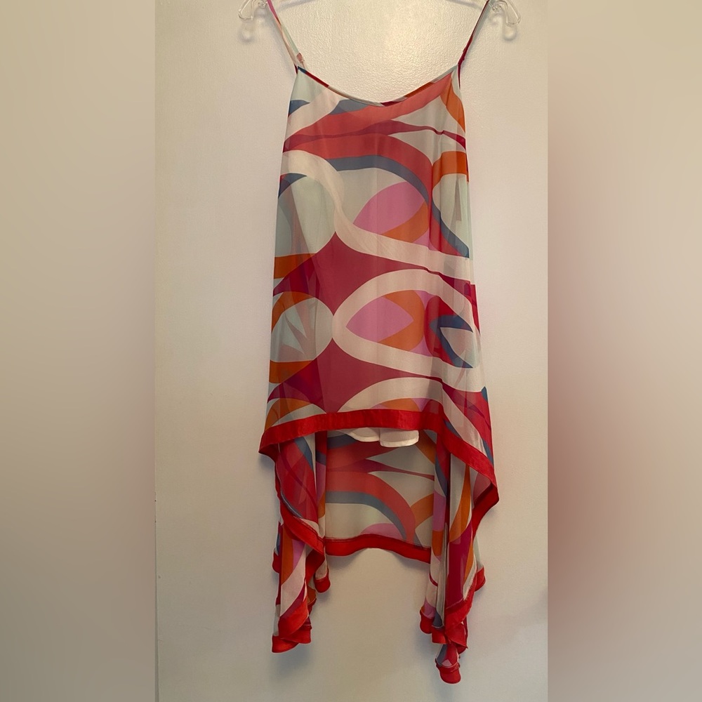 MARCIANO silk top, multi color